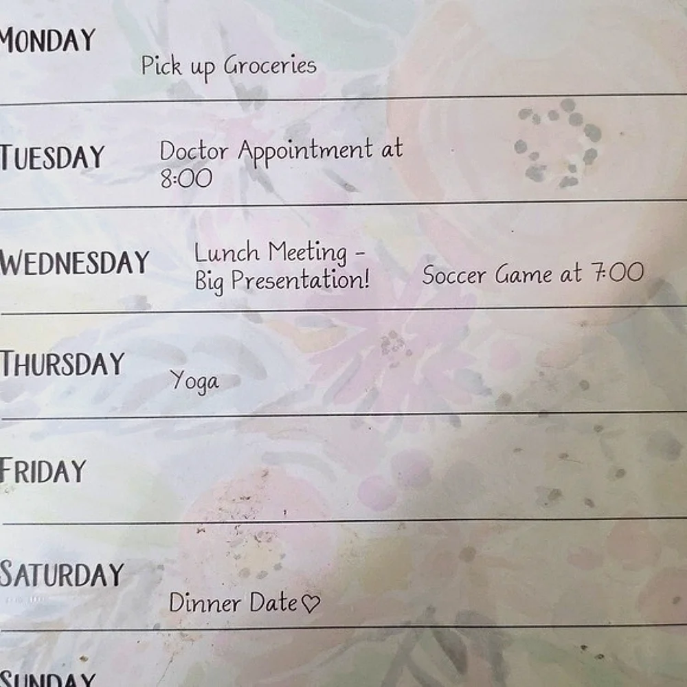 NIP: 🌸FLORAL🌸 DESK TOP PLANNER🗓